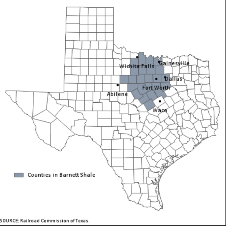 The Barnett Shale, the birthplace of fracking, is still a big polluter ...